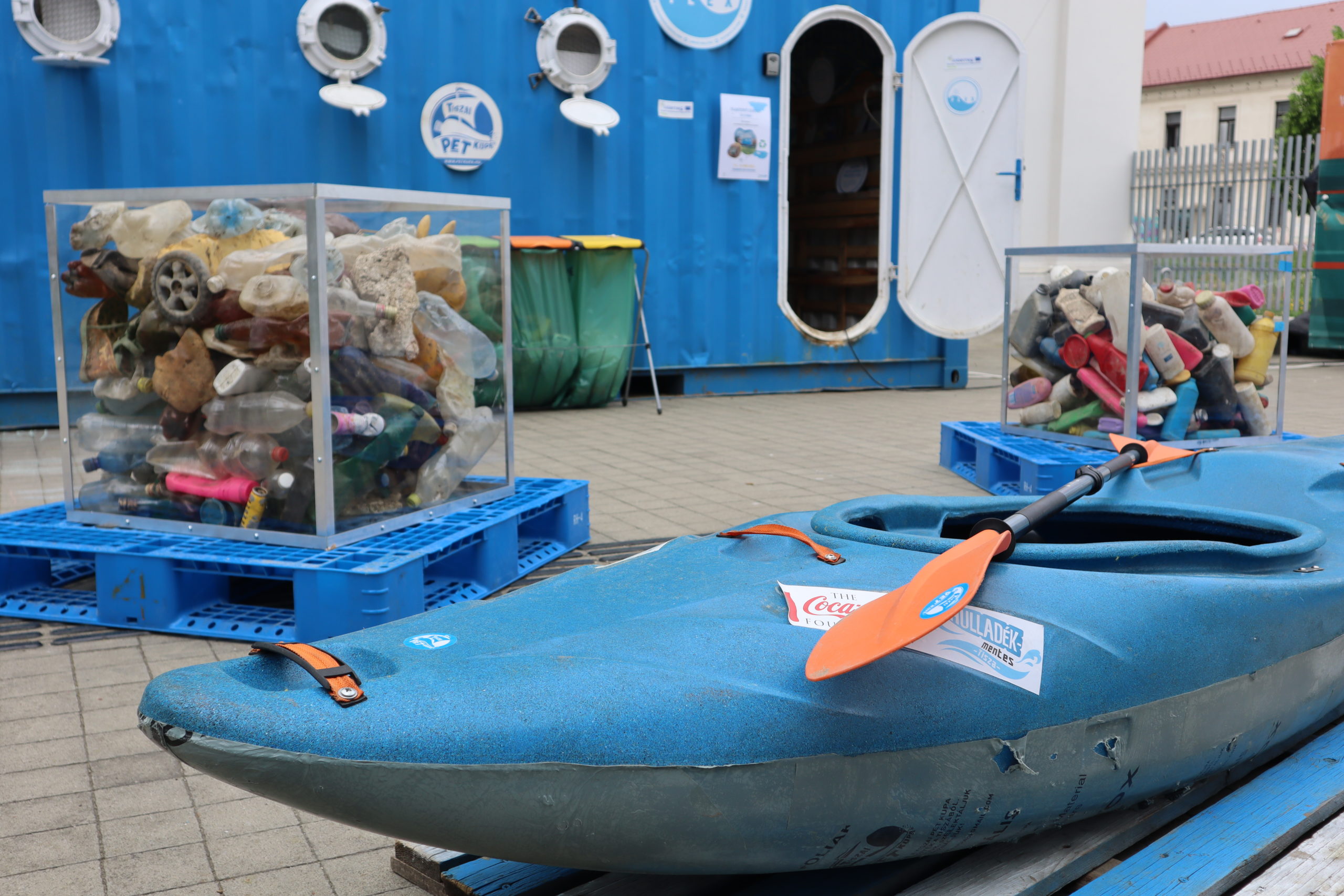 BLUE CONTAINERS, PLASTIC WASTE AND THE SECOND CHANCE